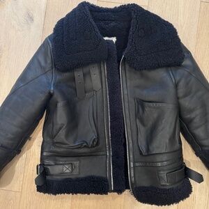 Sandro Shearling Jacket